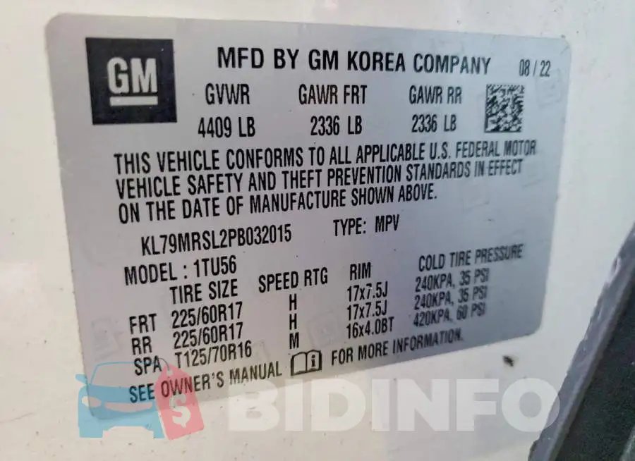 KL79MRSL2PB032015 Photo# 12