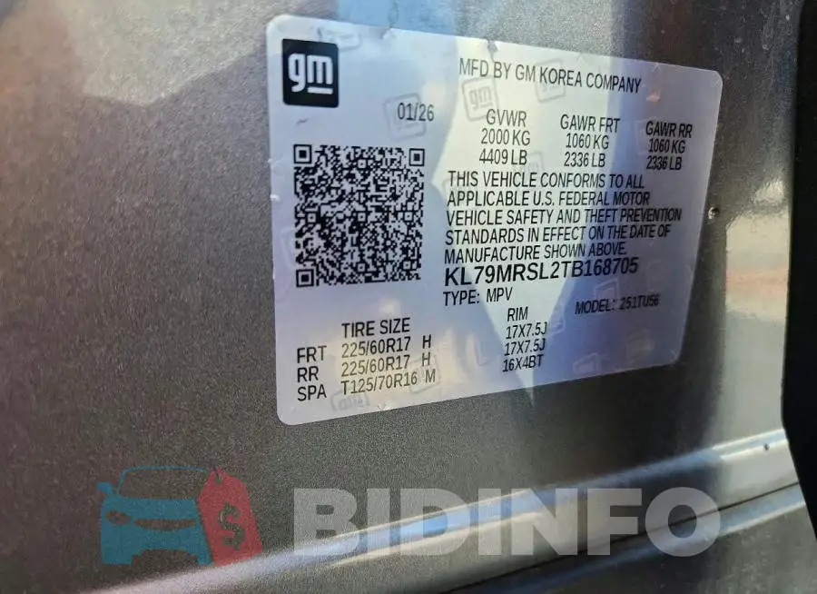 KL79MRSL2TB168705 Photo# 13