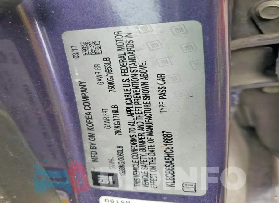 KL8CB6SA5HC816687 Photo# 12