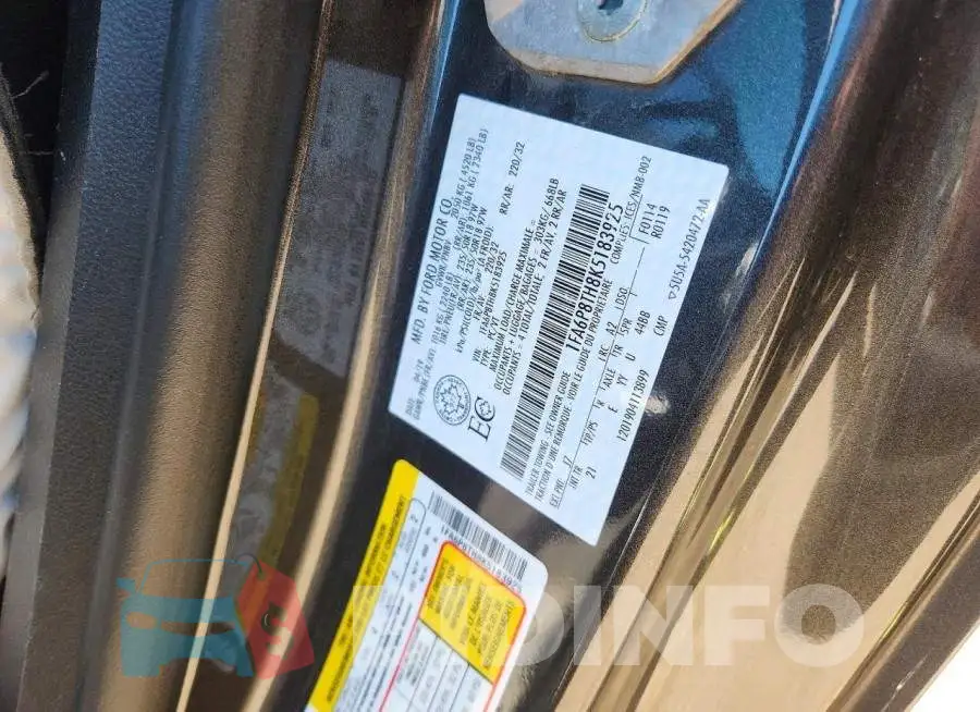 1FA6P8TH8K5183925 Photo# 12