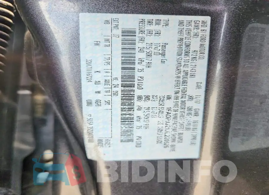 1FADP3J21JL220526 Photo# 13