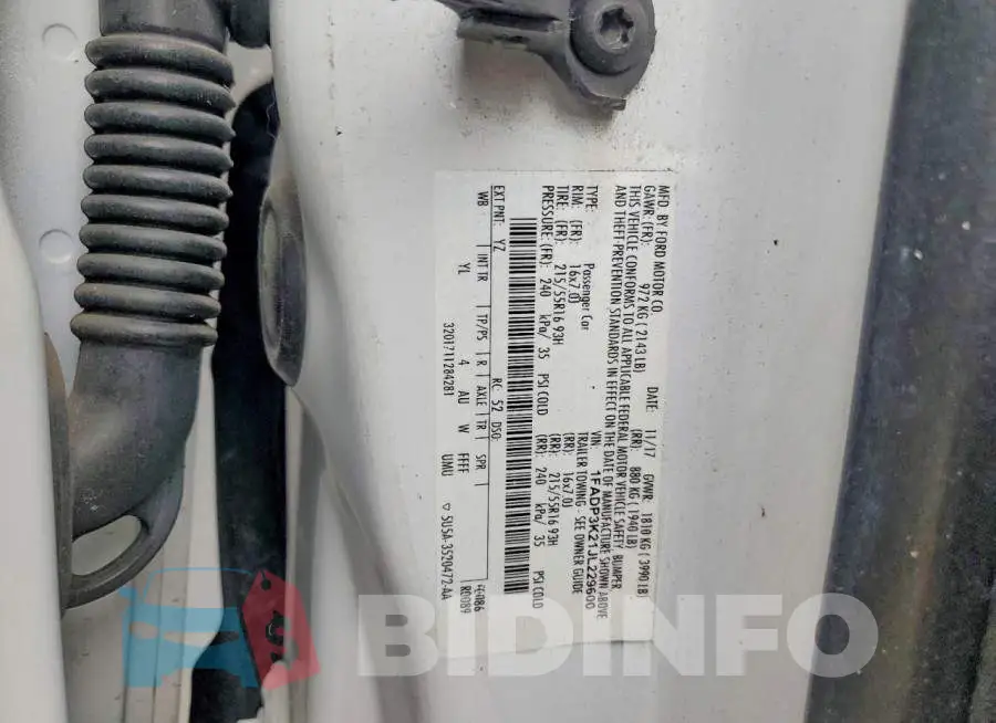 1FADP3K21JL229600 Photo# 12