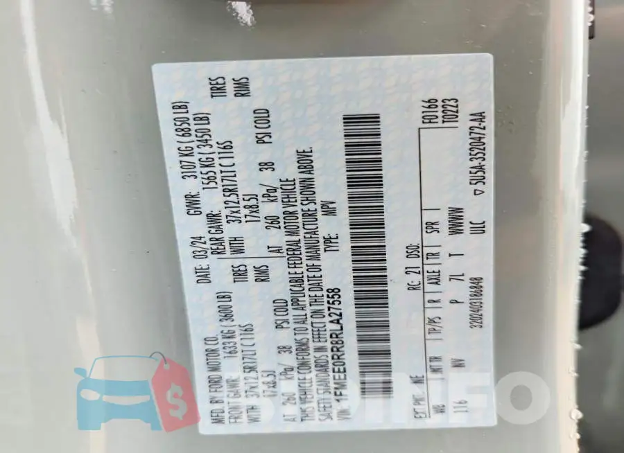1FMEE0RR8RLA27558 Photo# 13
