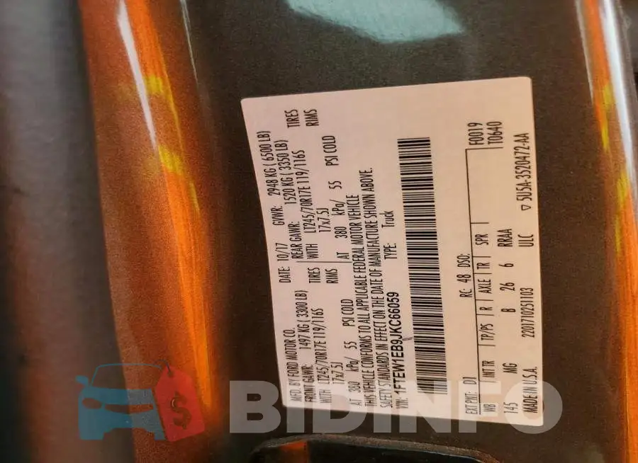 1FTEW1EB9JKC66059 Photo# 12