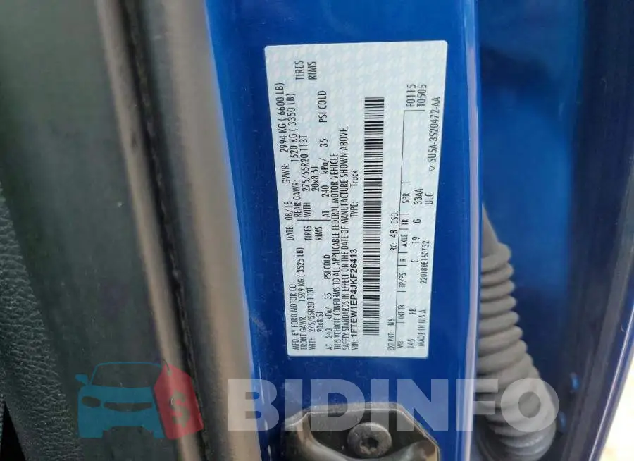 1FTEW1EP4JKF26413 Photo# 13