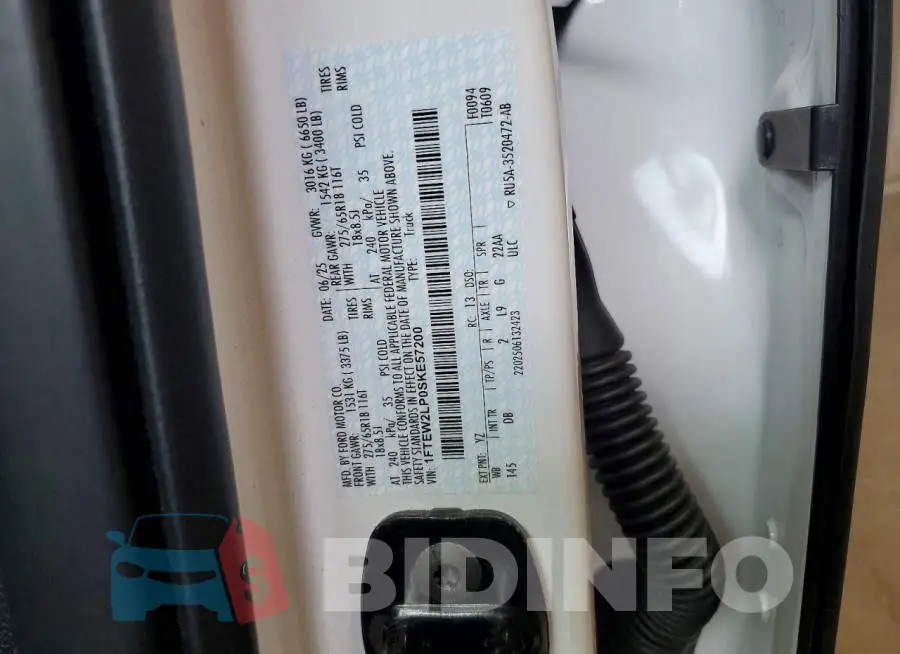1FTEW2LP0SKE57200 Photo# 12