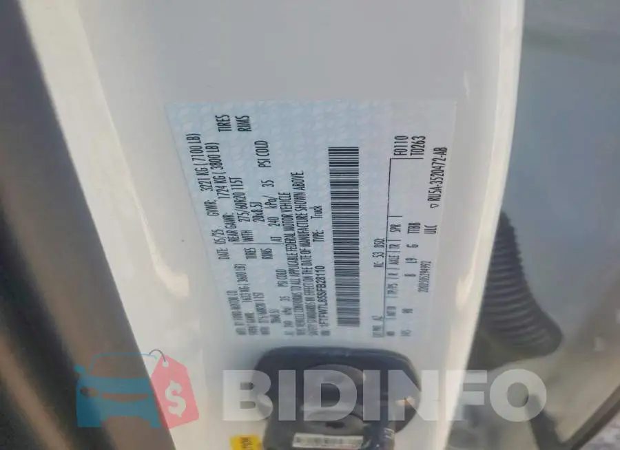 1FTFW7L85SFB28110 Photo# 12