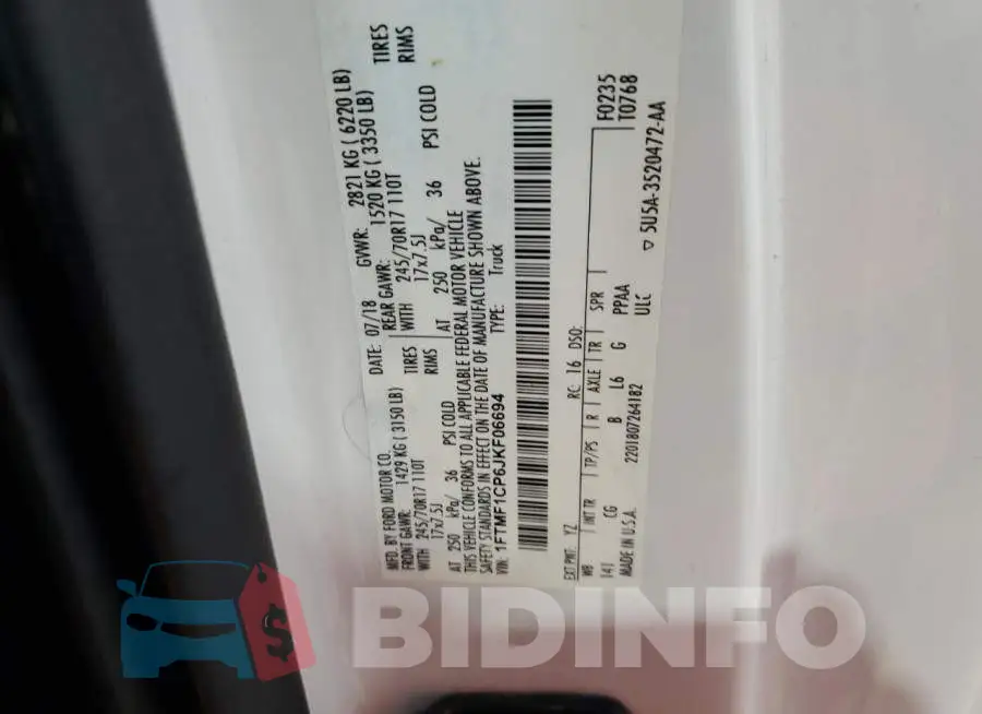 1FTMF1CP6JKF06694 Photo# 12
