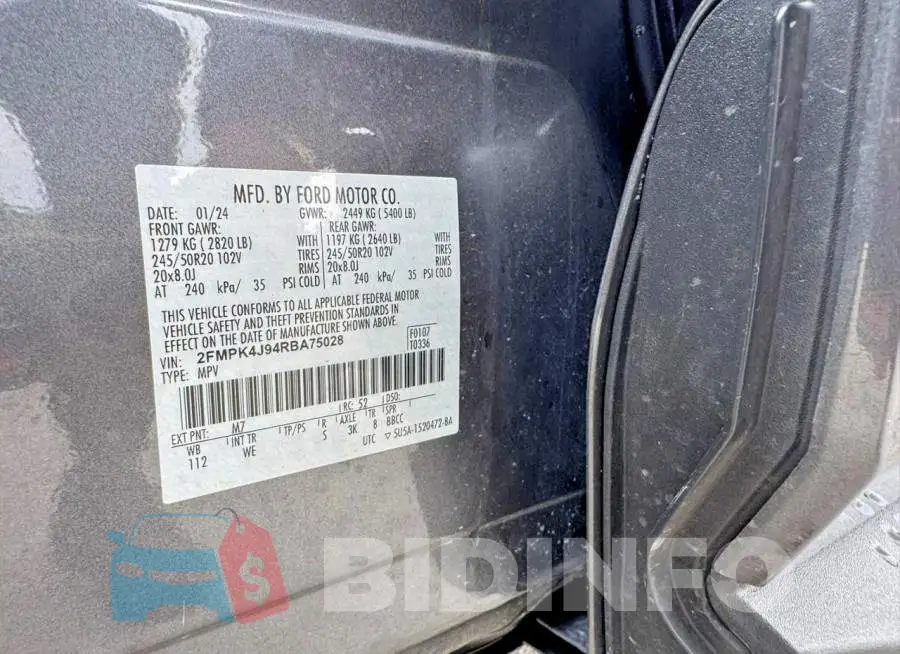 2FMPK4J94RBA75028 Photo# 10