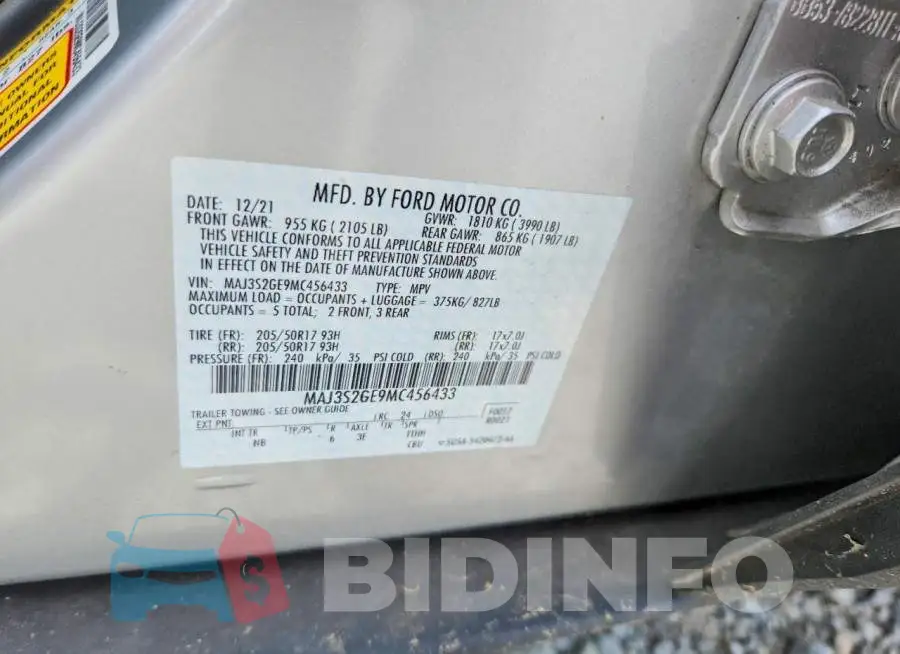 MAJ3S2GE9MC456433 Photo# 13
