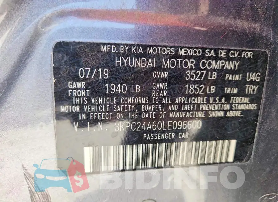 3KPC24A60LE096600 Photo# 12
