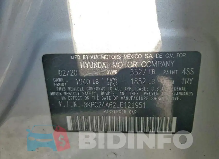 3KPC24A62LE121951 Photo# 12