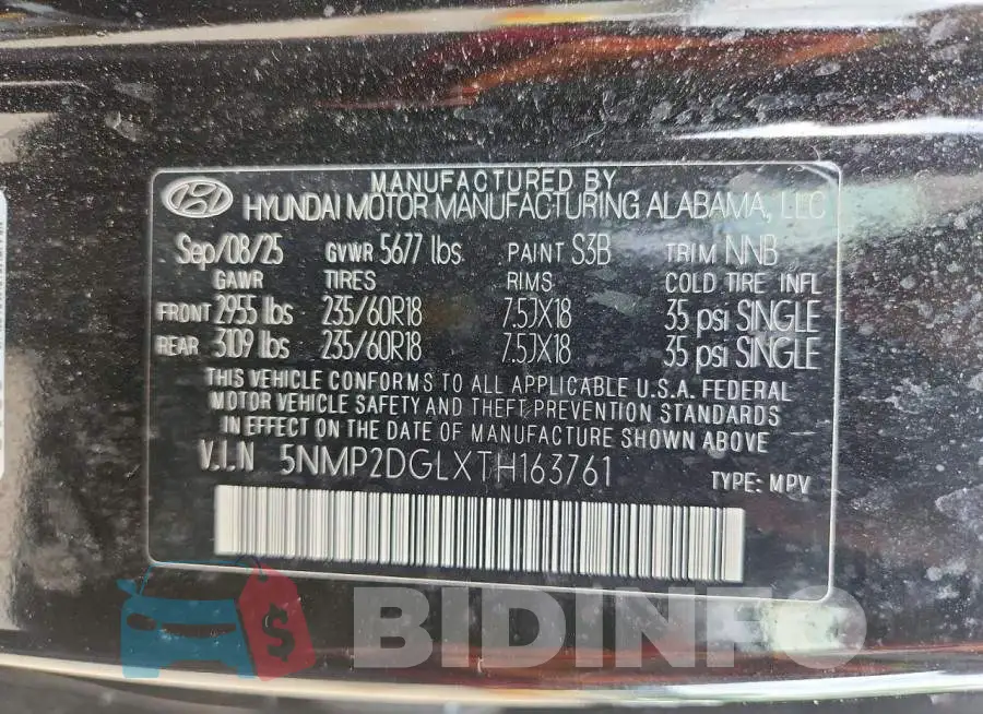 5NMP2DGLXTH163761 Photo# 14