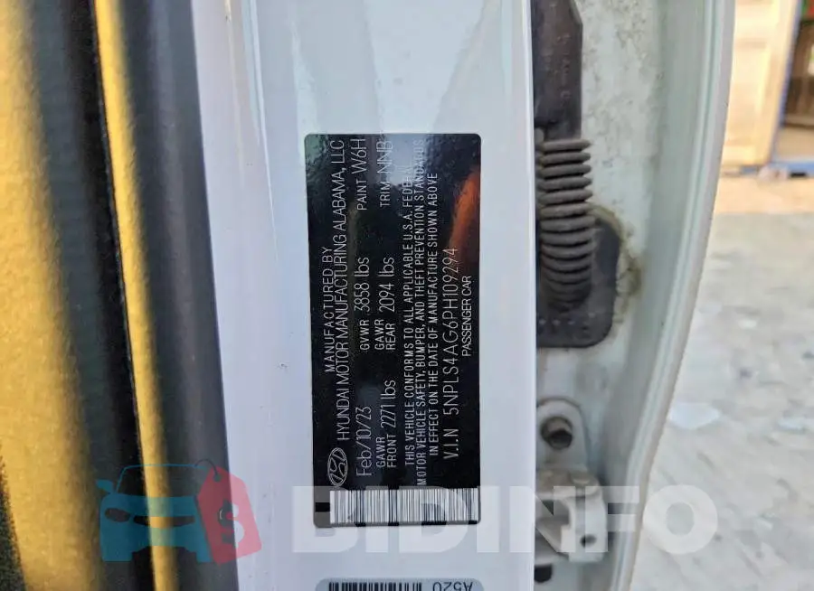 5NPLS4AG6PH109294 Photo# 12