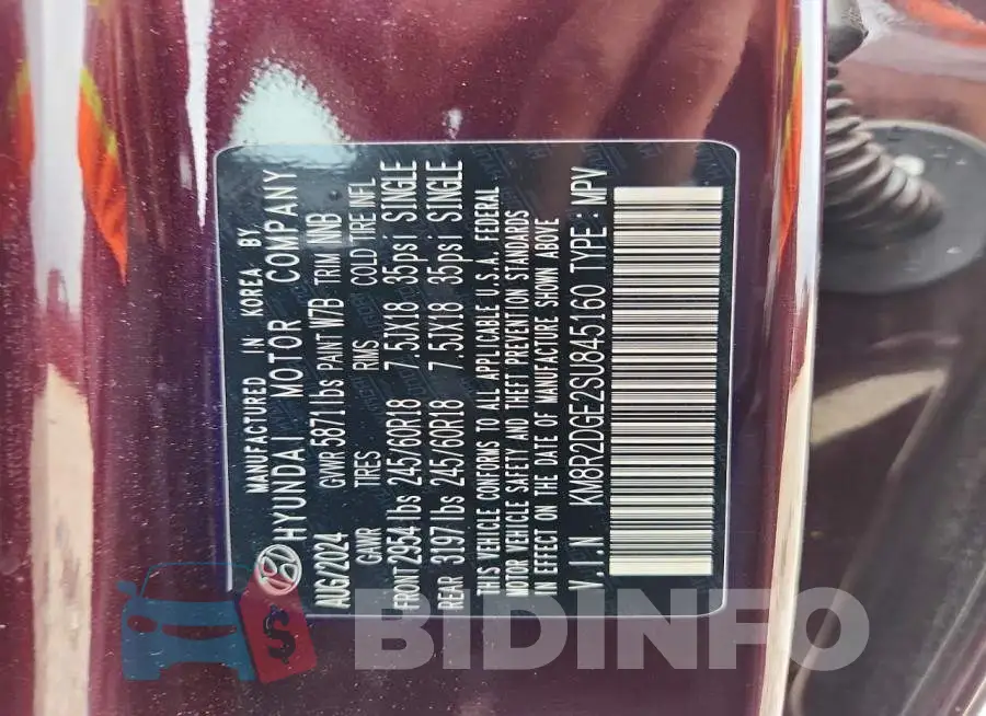 KM8R2DGE2SU845160 Photo# 14
