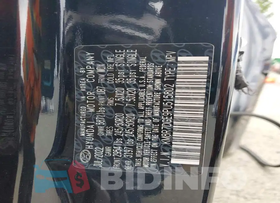 KM8R7DGE9PU515802 Photo# 14