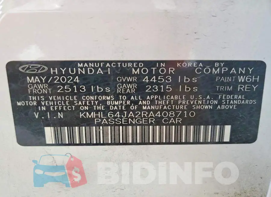 KMHL64JA2RA408710 Photo# 12