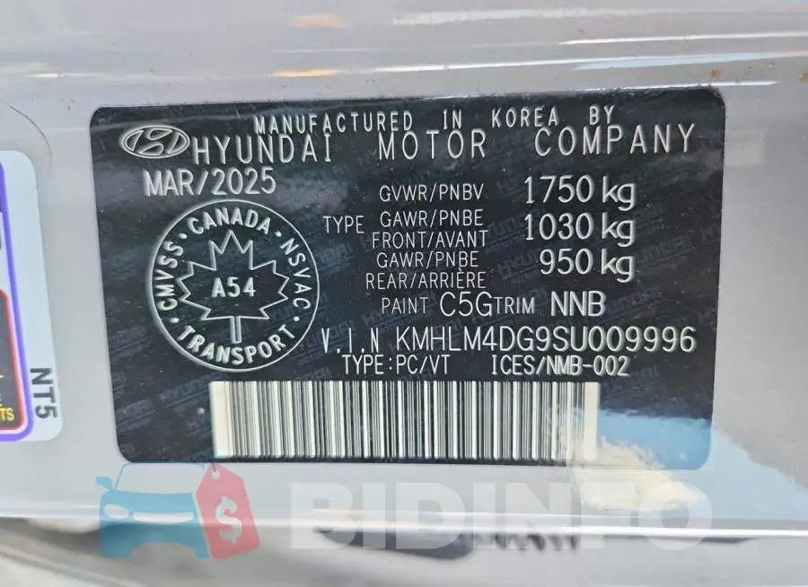 KMHLM4DG9SU009996 Photo# 13