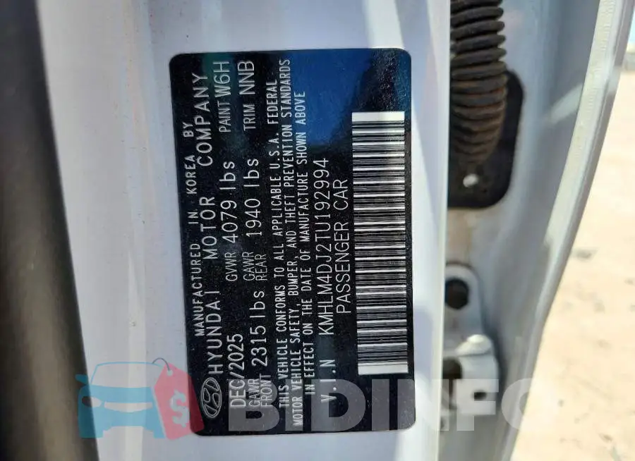 KMHLM4DJ2TU192994 Photo# 12
