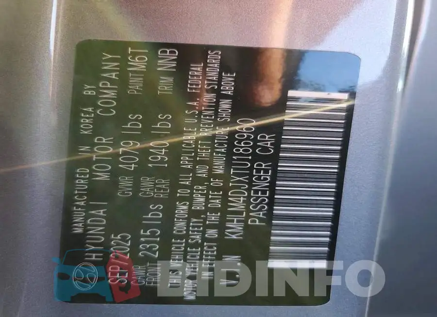 KMHLM4DJXTU186960 Photo# 12