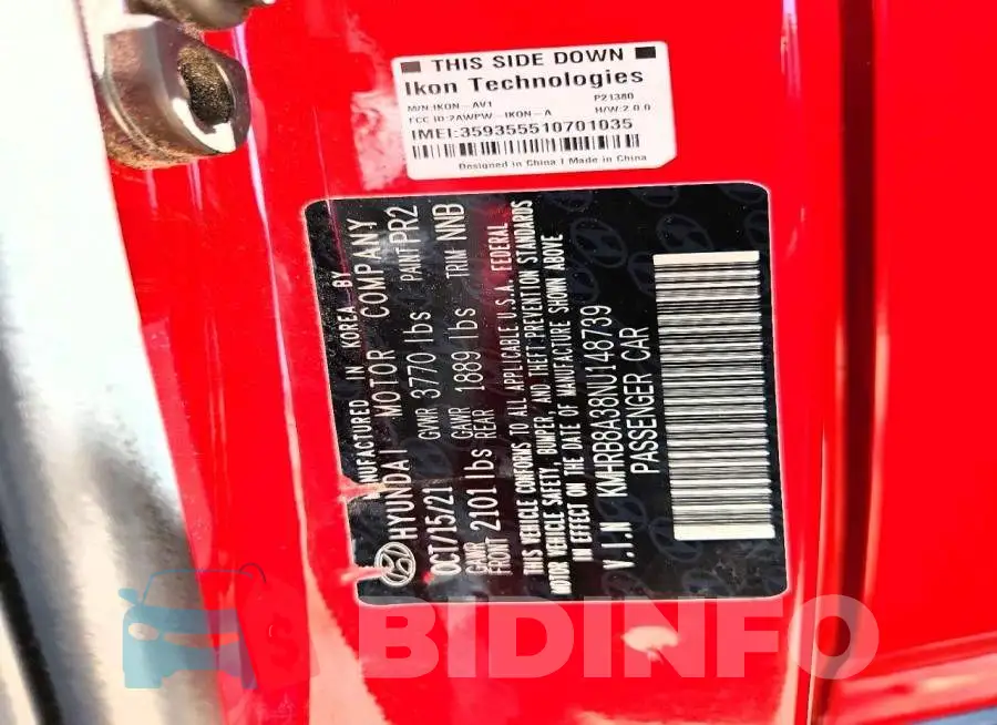 KMHRB8A38NU148739 Photo# 14