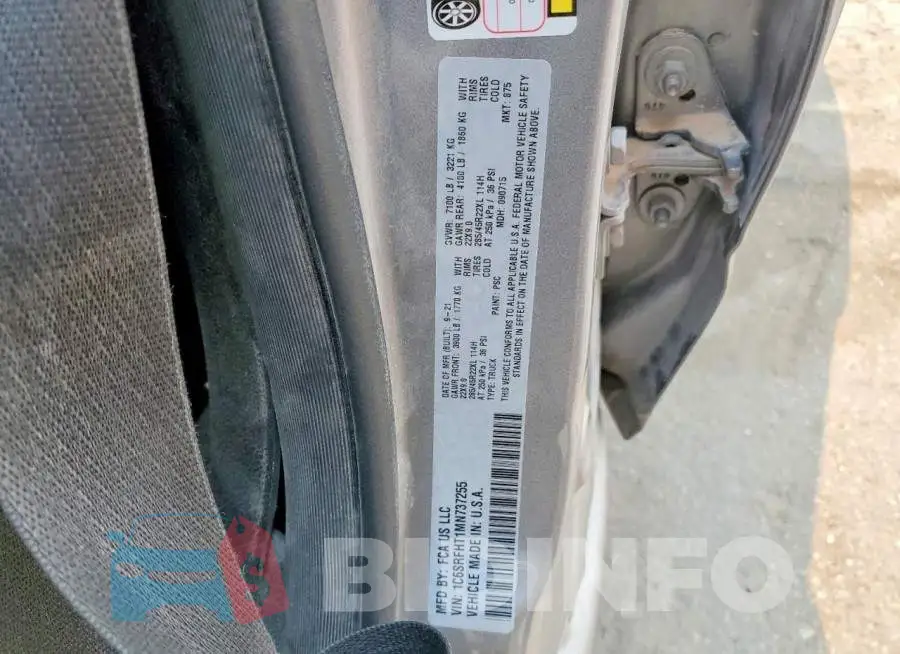 1C6SRFHT1MN737255 Photo# 12