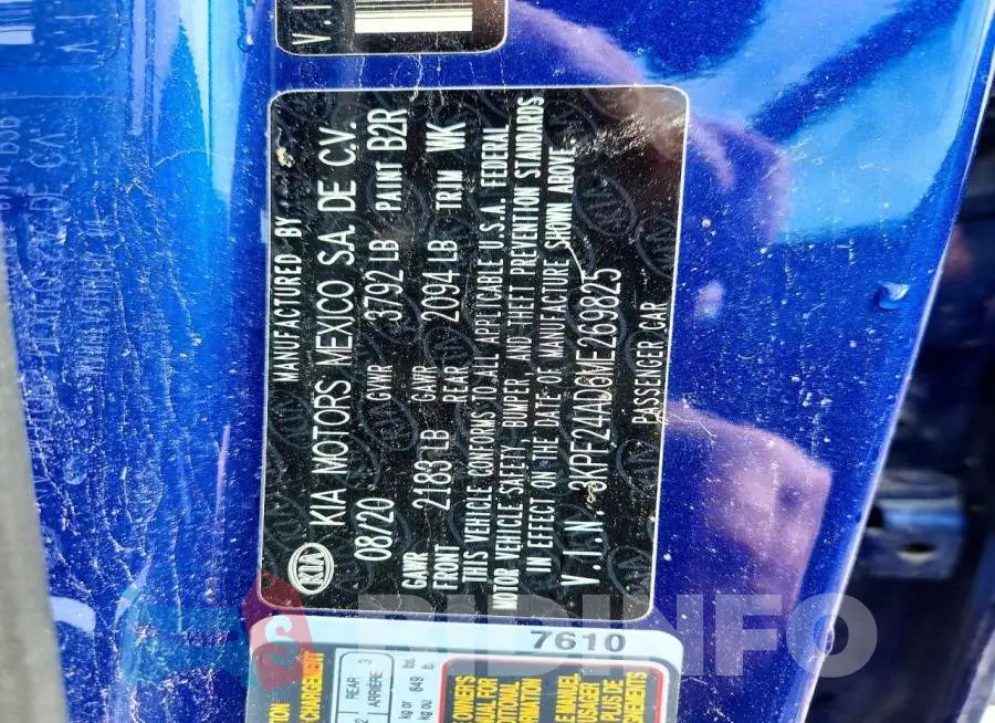 3KPF24AD6ME269825 Photo# 12