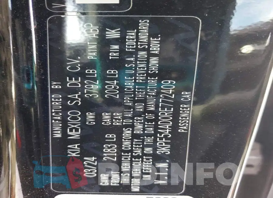 3KPF54AD0RE772409 Photo# 12