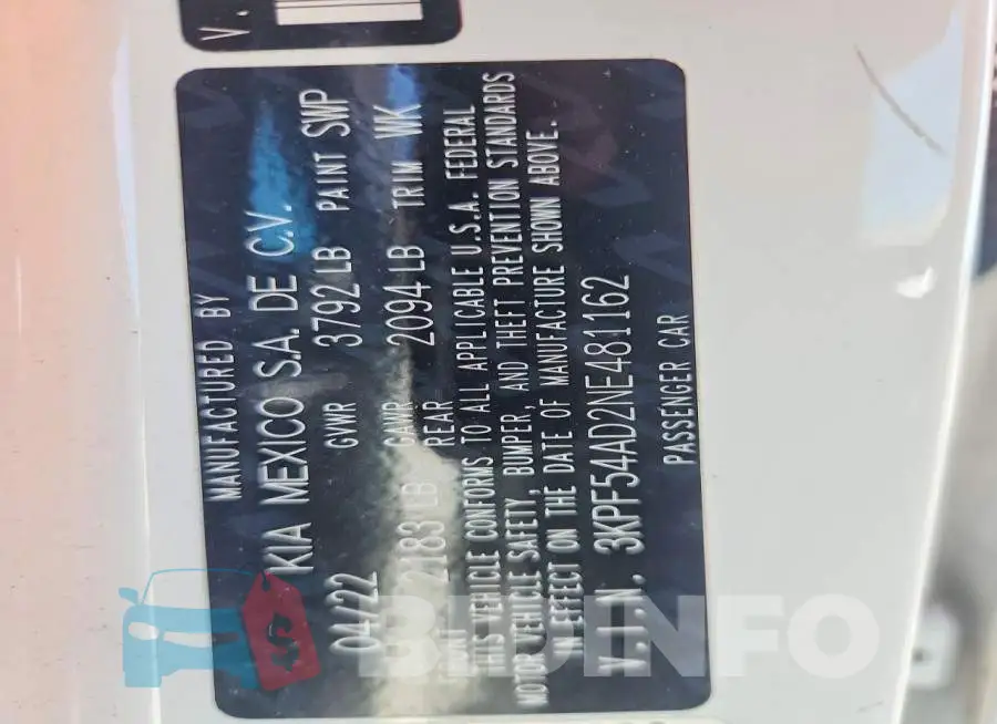 3KPF54AD2NE481162 Photo# 13