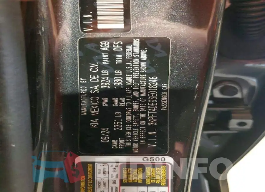 3KPFT4DE9SE018246 Photo# 13