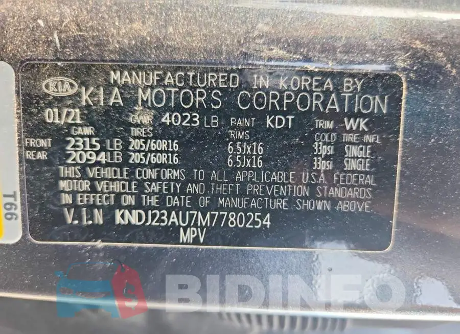 KNDJ23AU7M7780254 Photo# 14