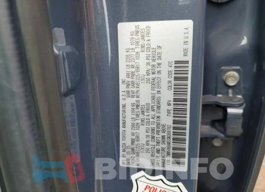 7MMVABAM5SN369782 Photo# 13