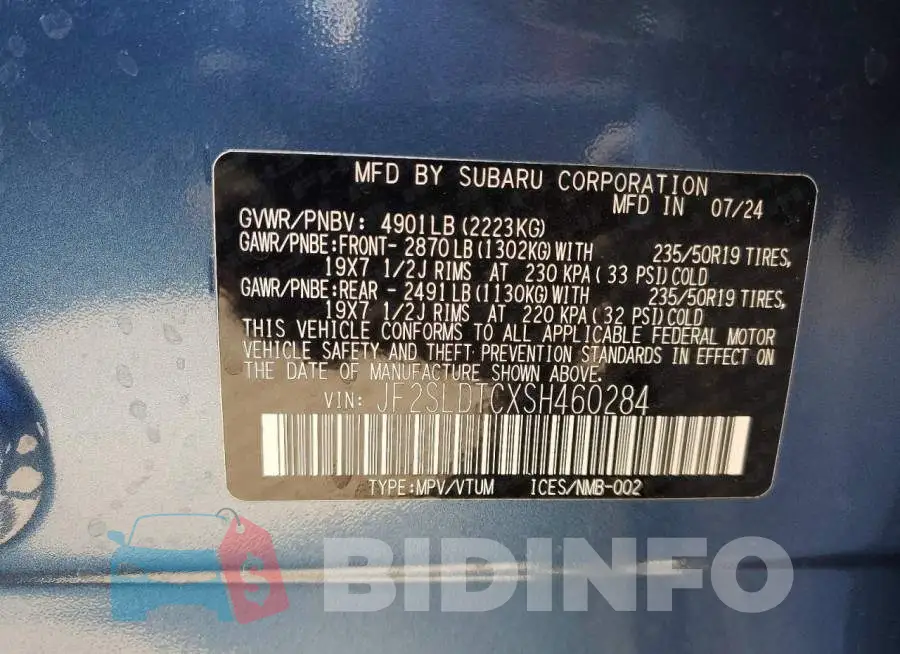 JF2SLDTCXSH460284 Photo# 14