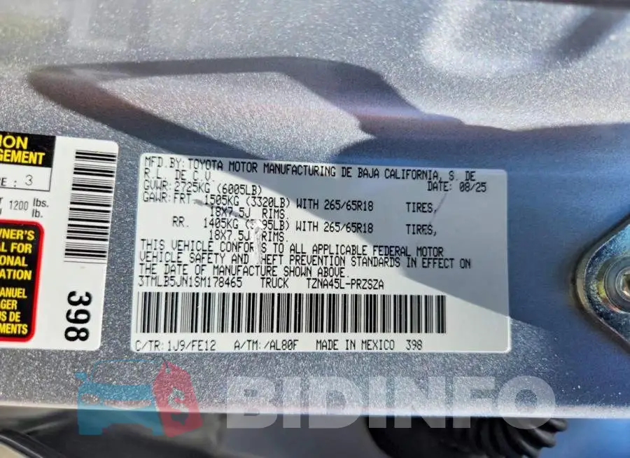3TMLB5JN1SM178465 Photo# 12