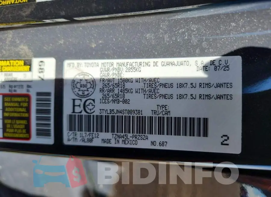 3TYLB5JN4ST089381 Photo# 12