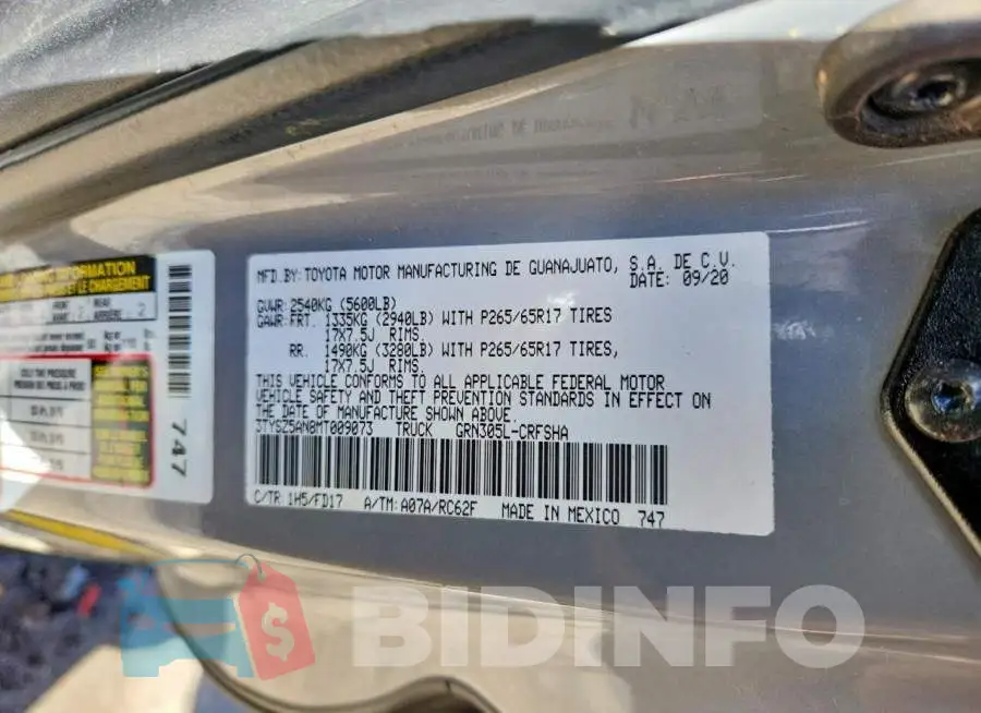 3TYSZ5AN8MT009073 Photo# 12