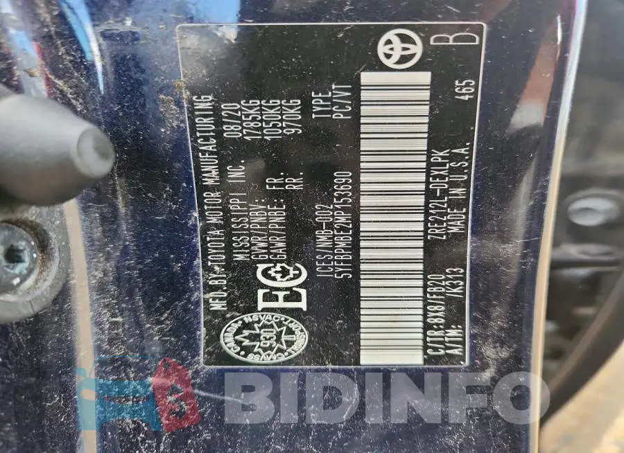 5YFBPMBE2MP153690 Photo# 12