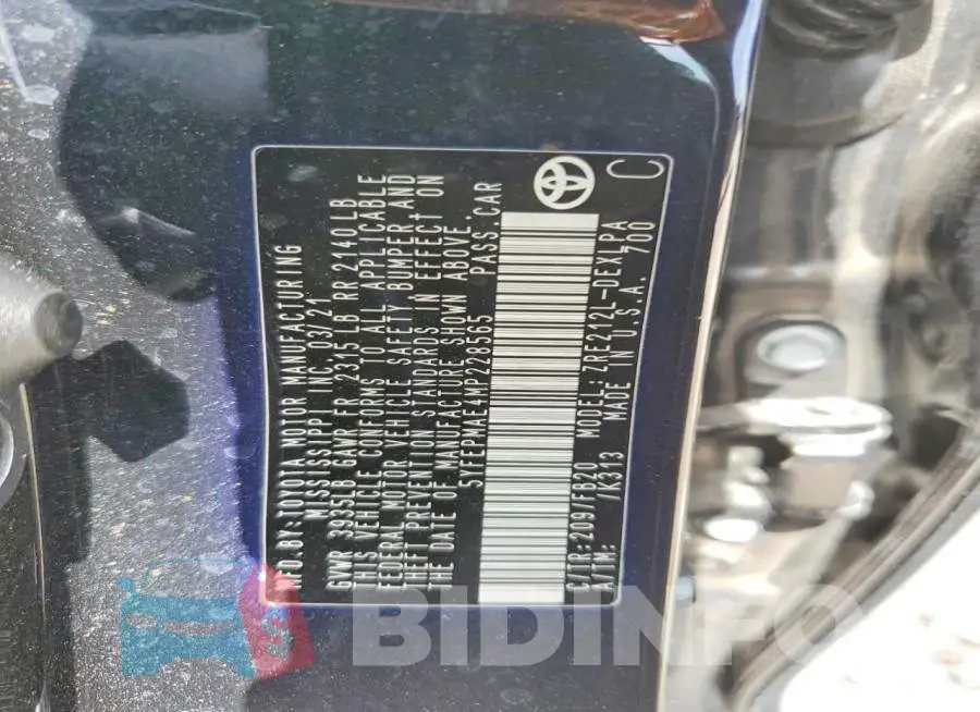 5YFEPMAE4MP228565 Photo# 12