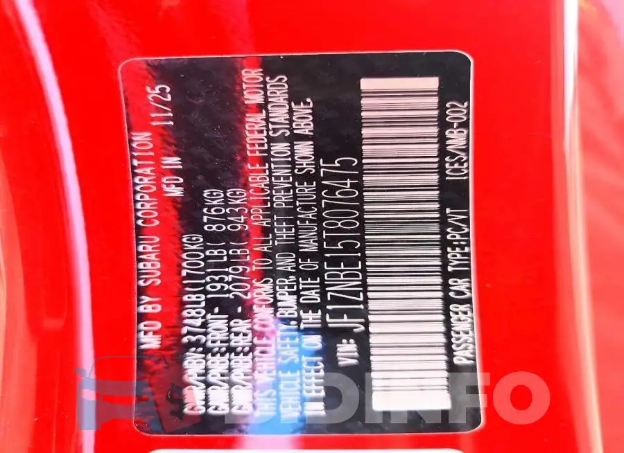 JF1ZNBE15T8076475 Photo# 13