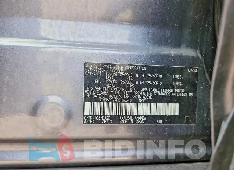 JTMB6RFV7PD106348 Photo# 13