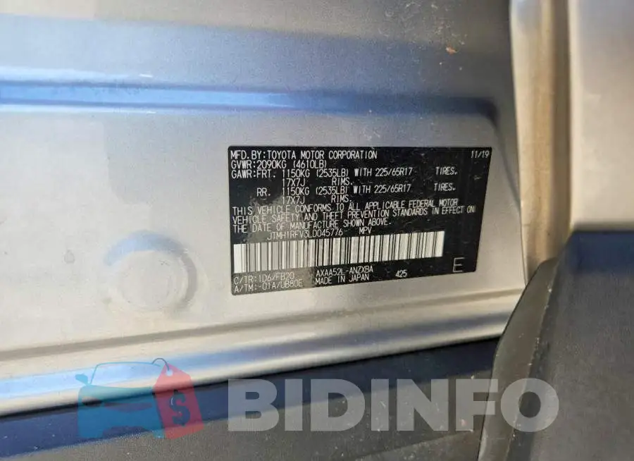 JTMH1RFV3LD045776 Photo# 13