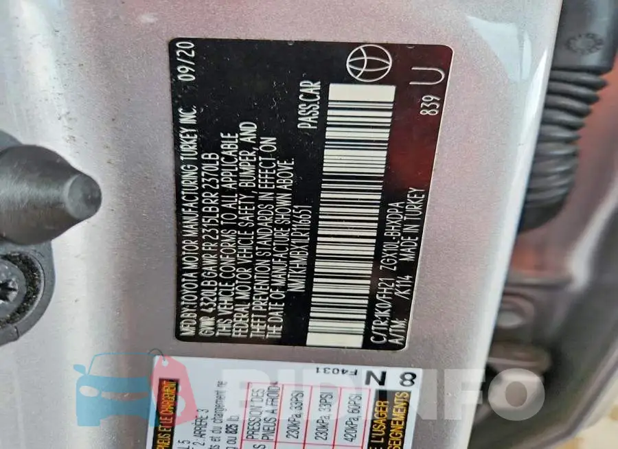 NMTKHMBX1LR116651 Photo# 13