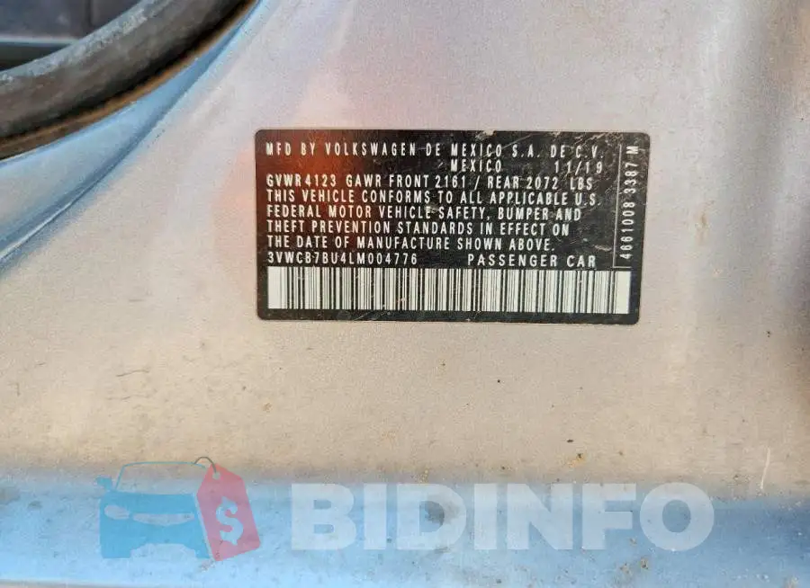 3VWCB7BU4LM004776 Photo# 12