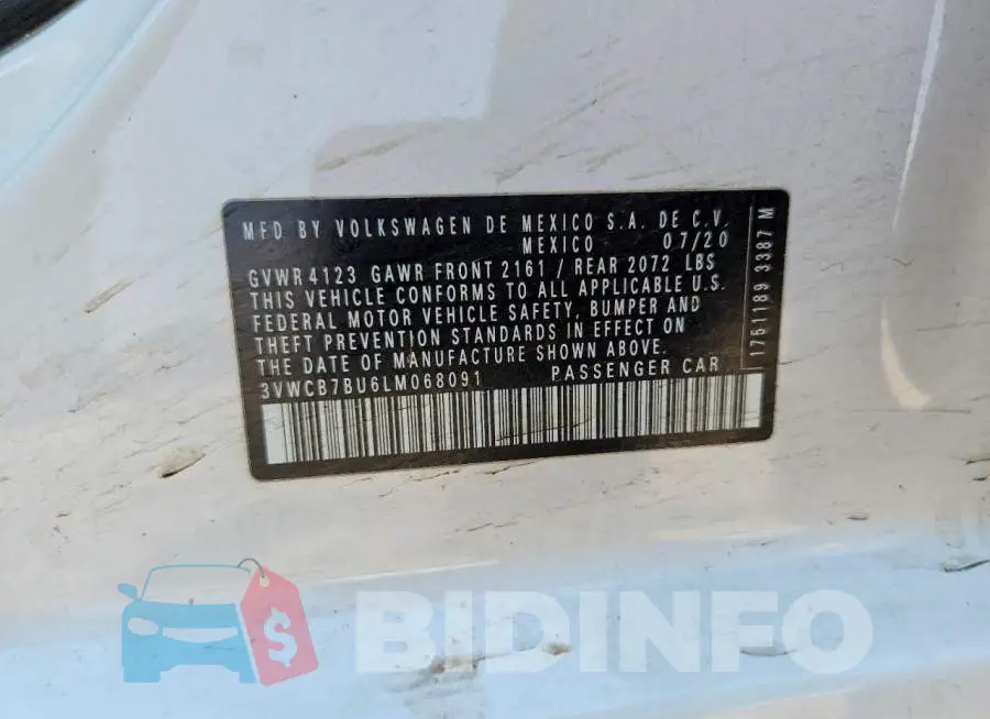 3VWCB7BU6LM068091 Photo# 12
