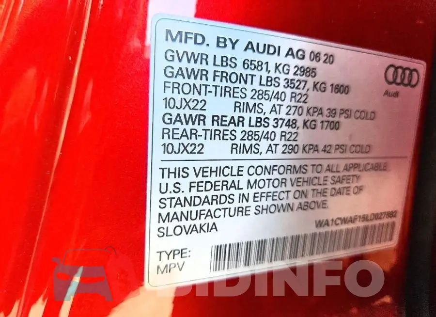WA1CWAF15LD027882 Photo# 12
