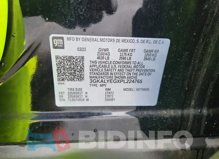 3GKALYEGXPL224765 Photo# 14