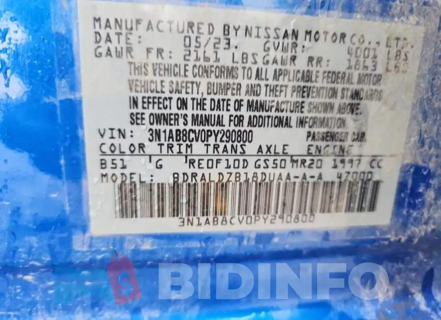 3N1AB8CV0PY290800 Photo# 12