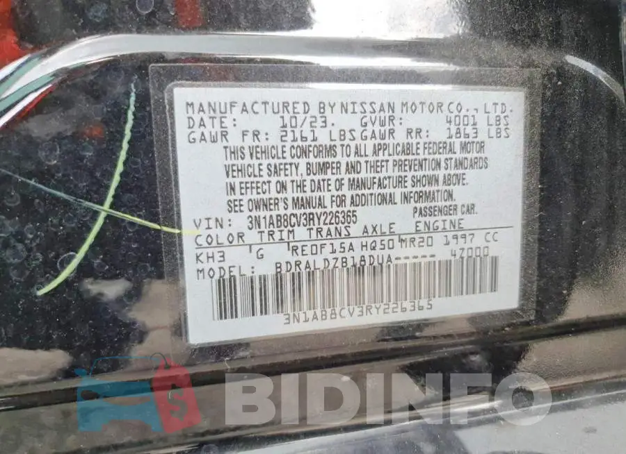 3N1AB8CV3RY226365 Photo# 12