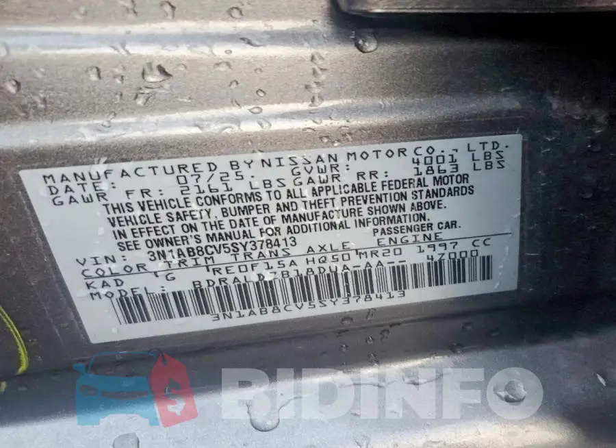 3N1AB8CV5SY378413 Photo# 13