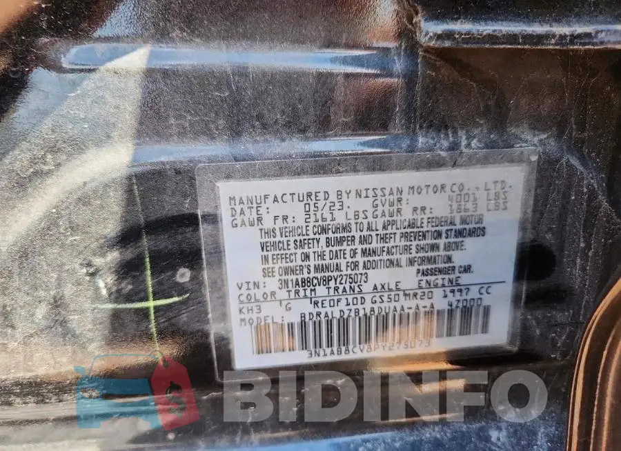 3N1AB8CV8PY275073 Photo# 12
